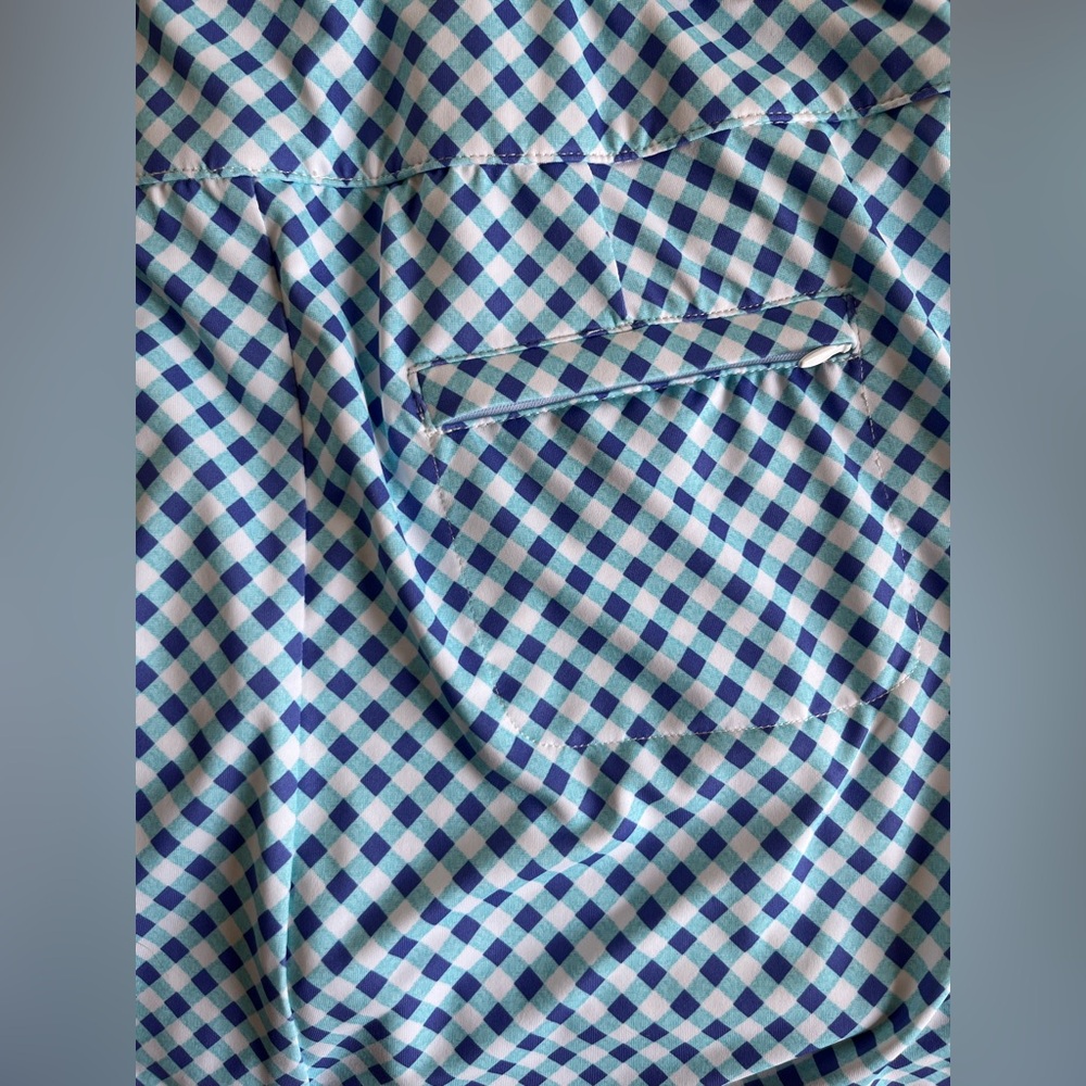 Fairway & Greene blue and white gingham mini skirt β³οΈπ¦π - Picture 4 of 5